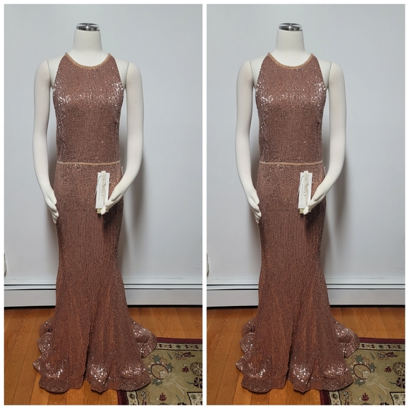 BHLDN Moon Gown in BronzeBronx and Banco - Picture 7 of 9